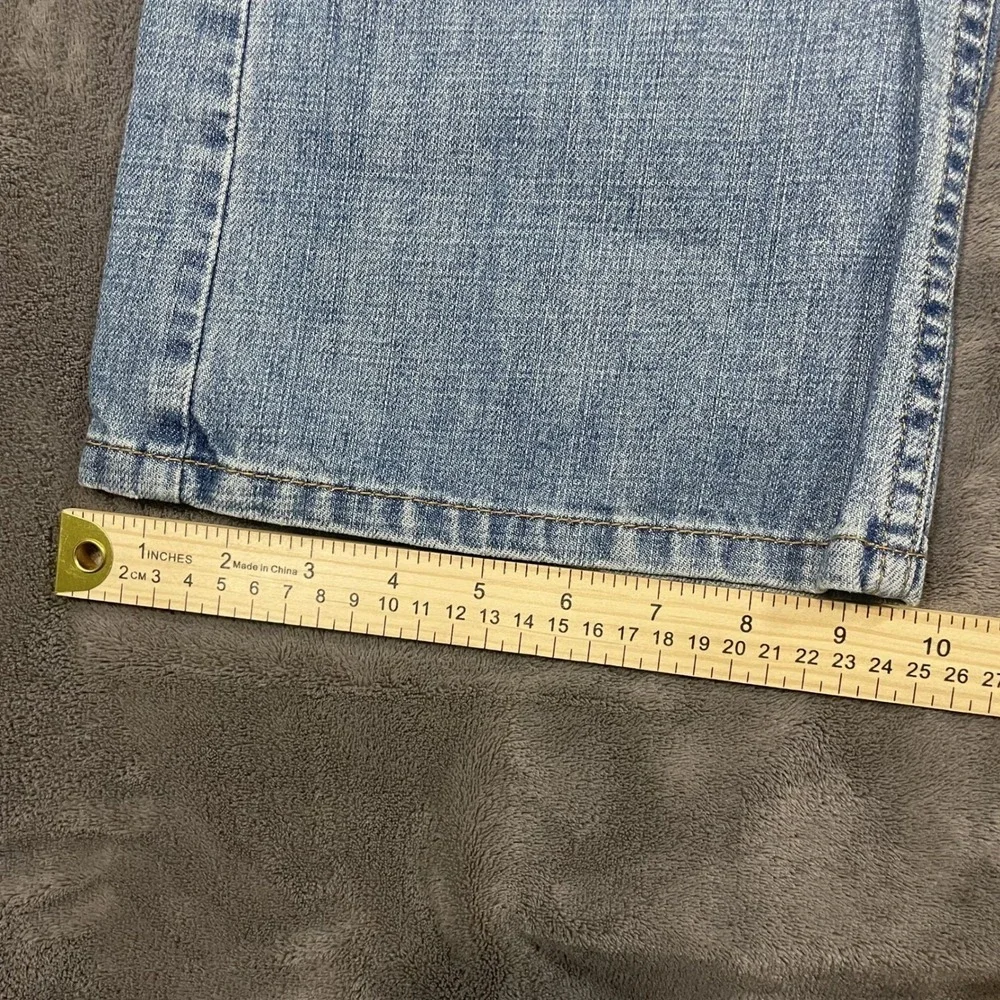 Levi's 527 Bootcut Jeans 36x30 Light Wash Blue 100% Cotton Denim